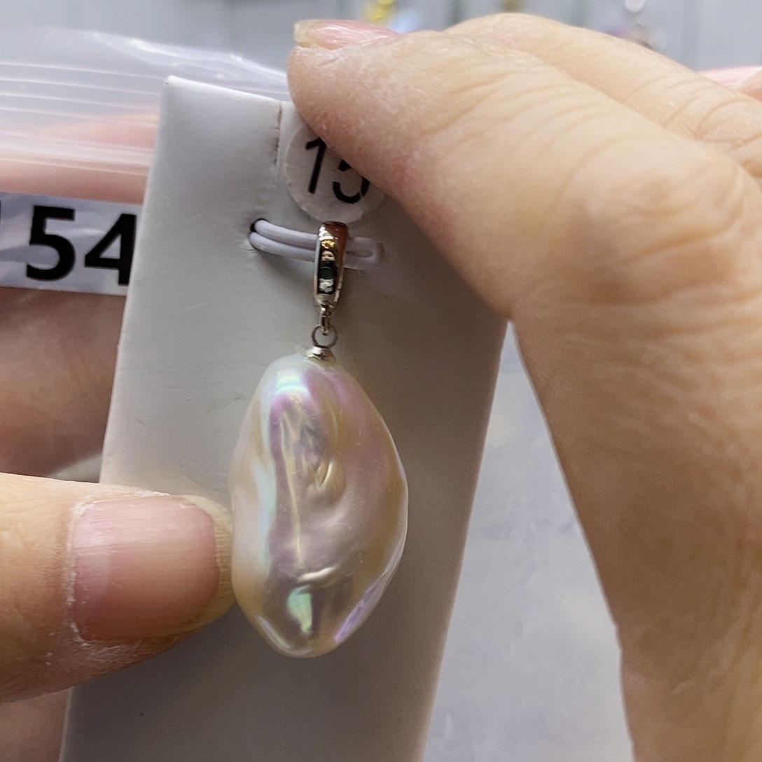 颈饰合金淡水珍珠