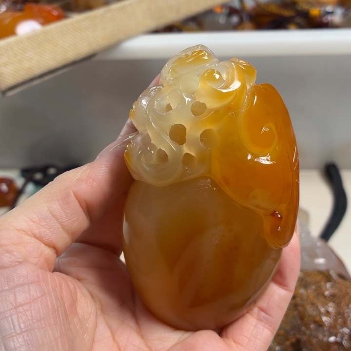 玛瑙/玉髓未镶嵌吊坠(不含链)