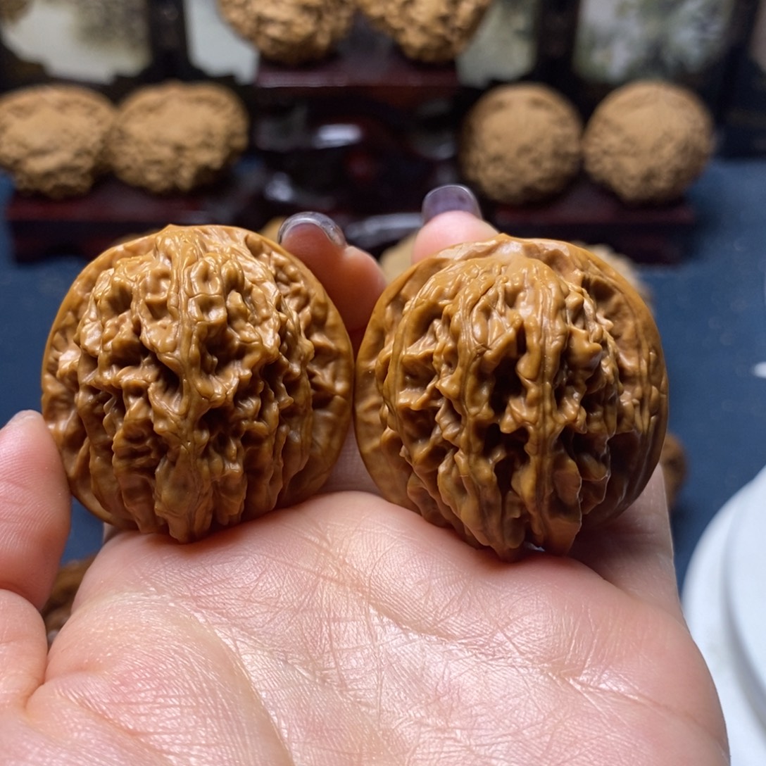 吊坠文玩核桃四座楼38尺07