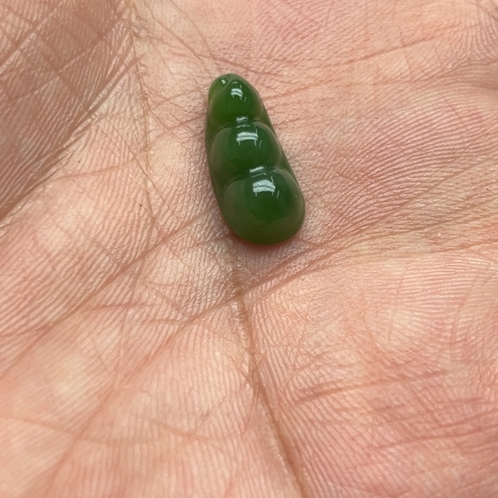 和田玉（碧玉）吊坠(不含链)未镶嵌