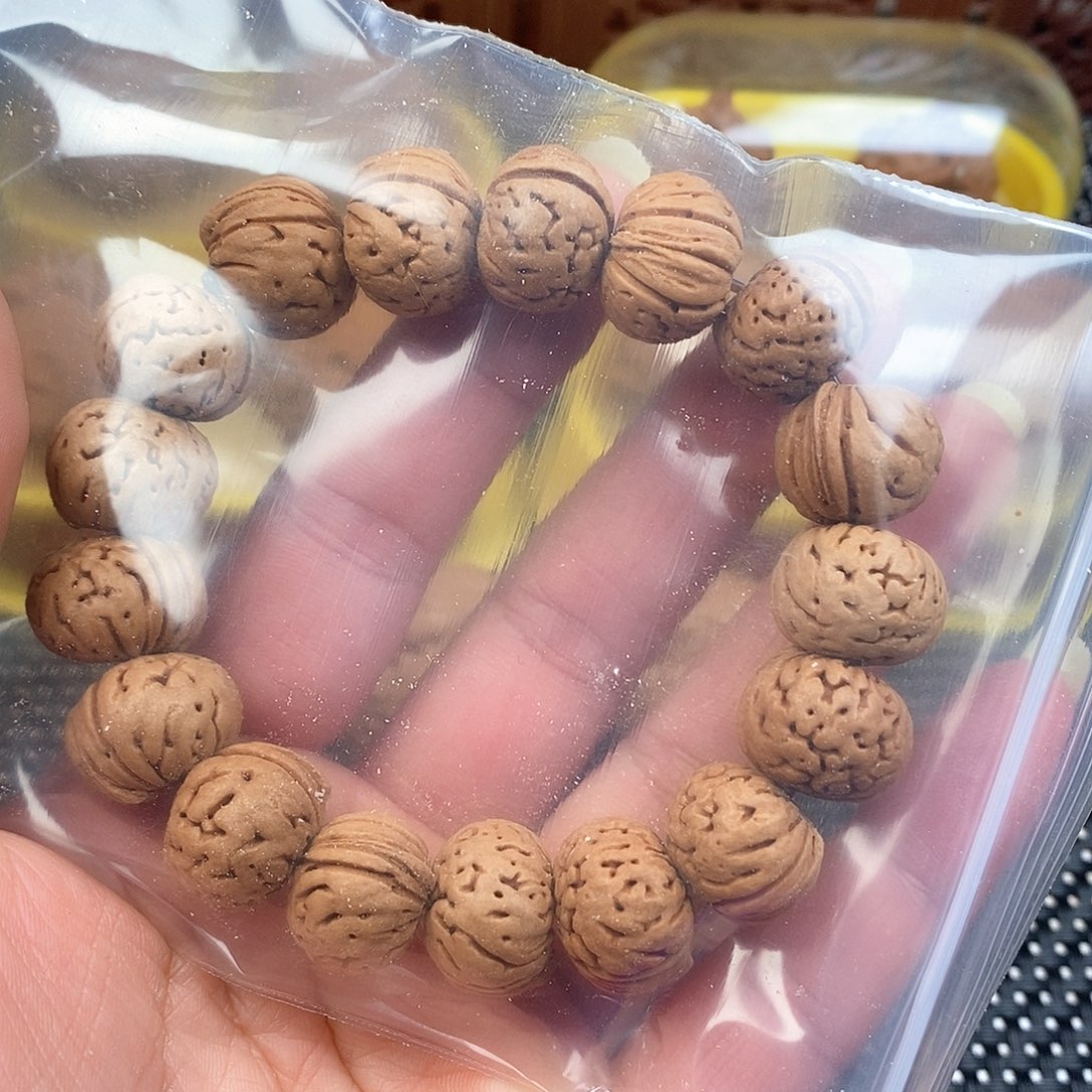 文玩核桃吊坠17尺桃核手串