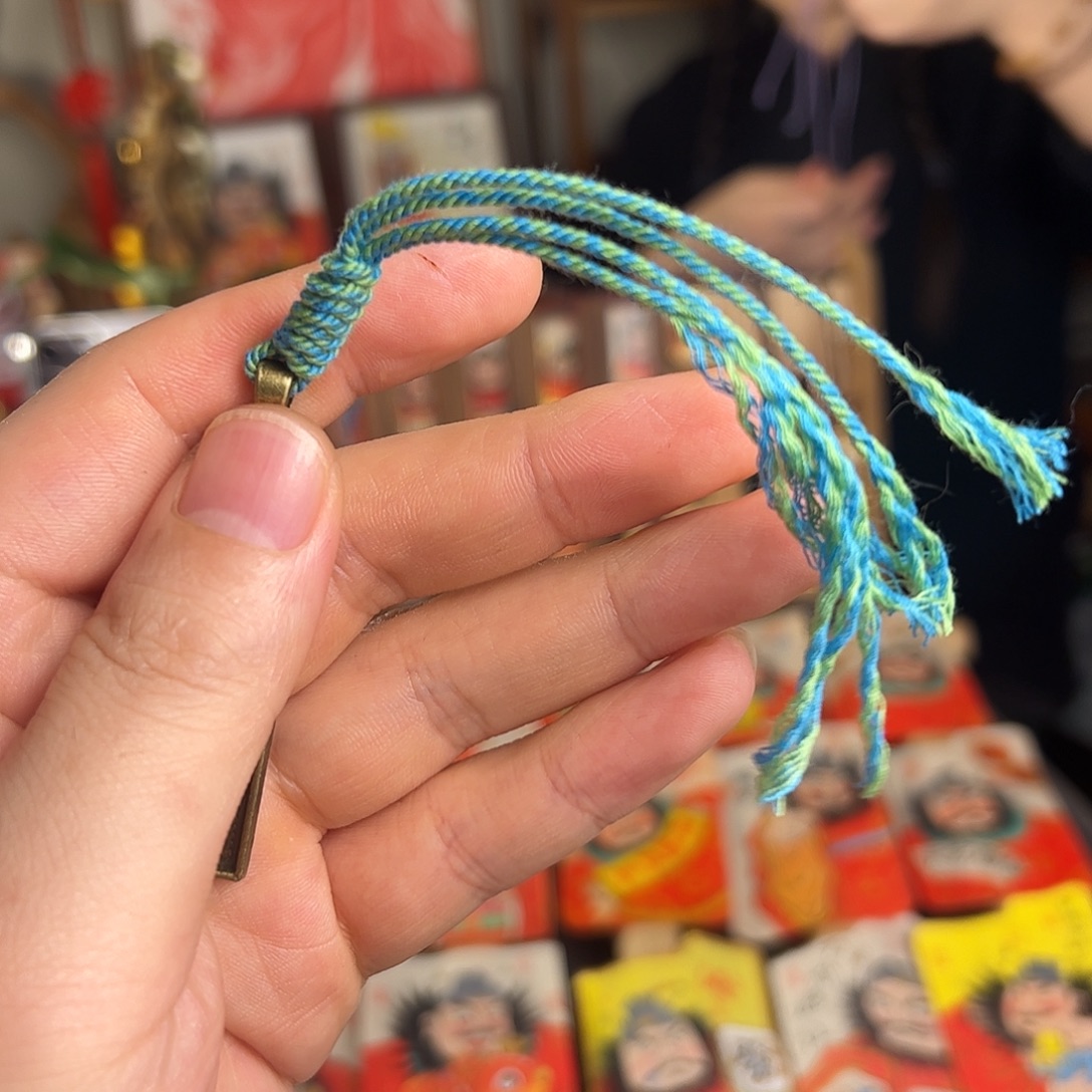 纯手绘手工制作挂件平安