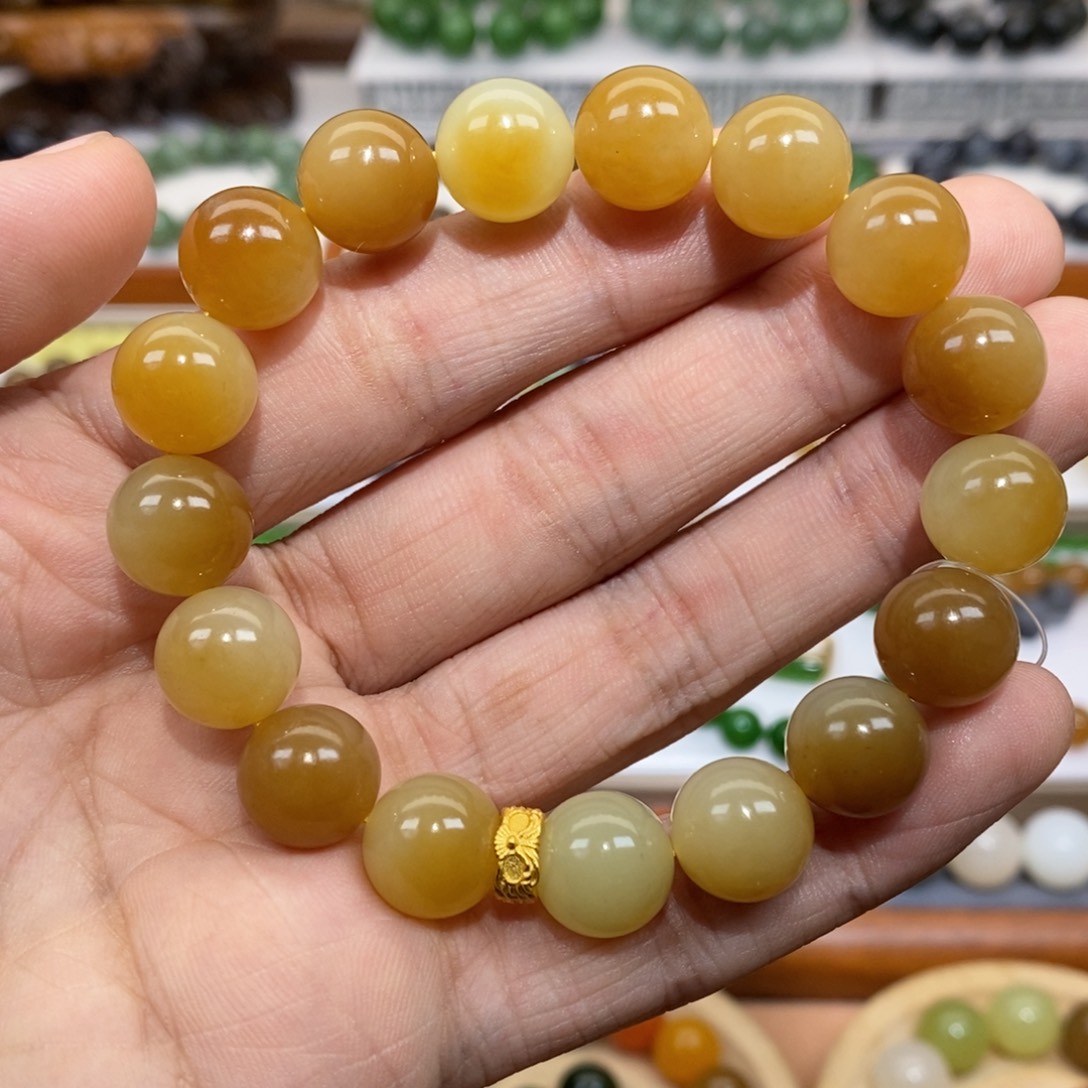 和田玉手串未镶嵌