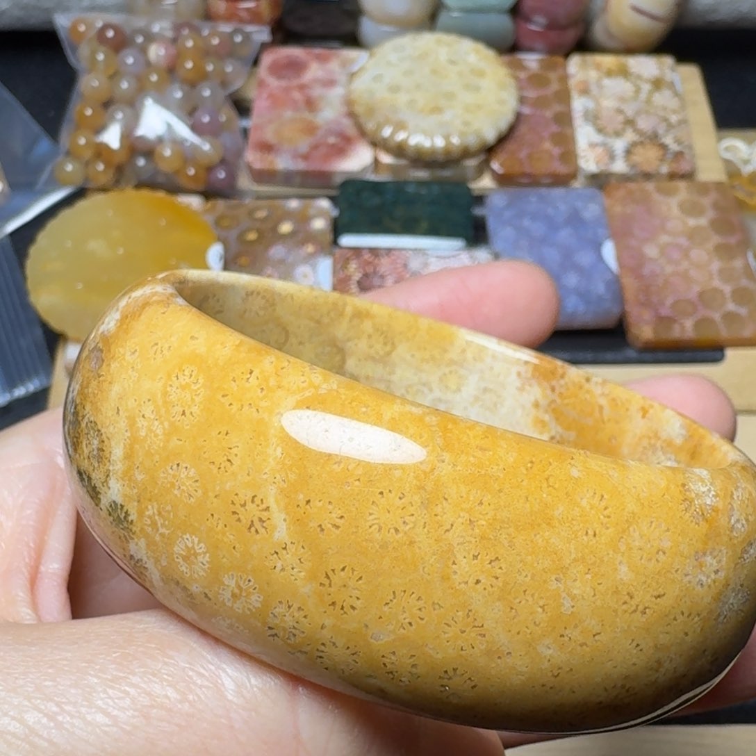 硅化玉乱卖55.5宽未镶嵌