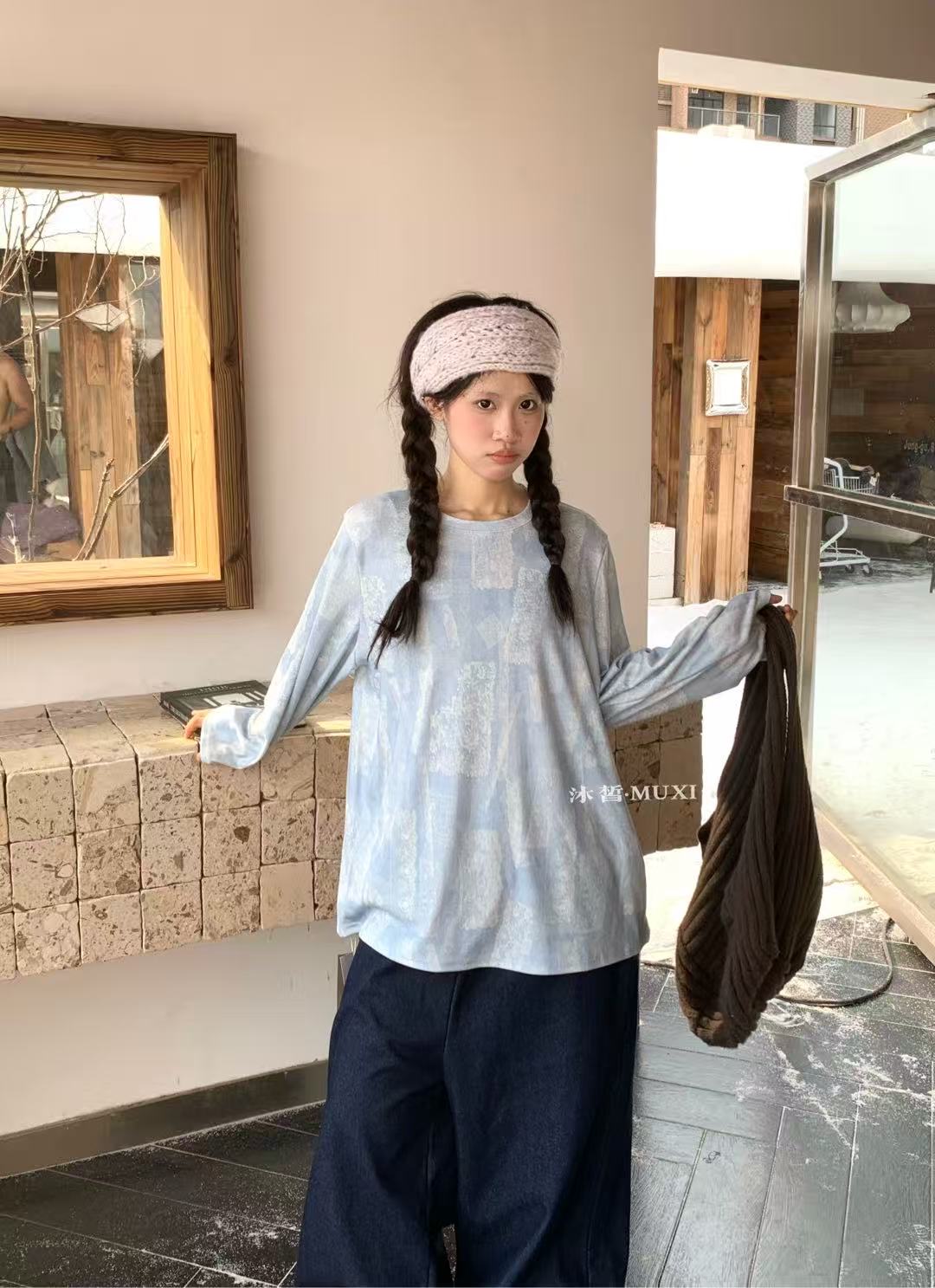 MX#25827#图案打底T FL