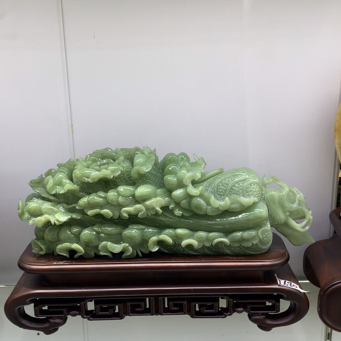 蛇纹石玉（覆膜）珠宝奇石未镶嵌