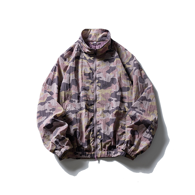 户外迷彩轻薄宽松防晒服防紫外线速干肌理感长袖外套皮肤衣