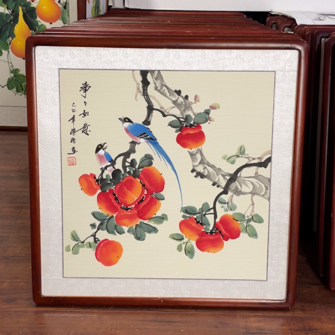 国画带框尺寸63*63厘米
