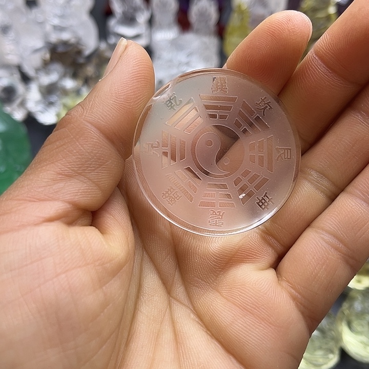 水晶摆件未镶嵌吊坠