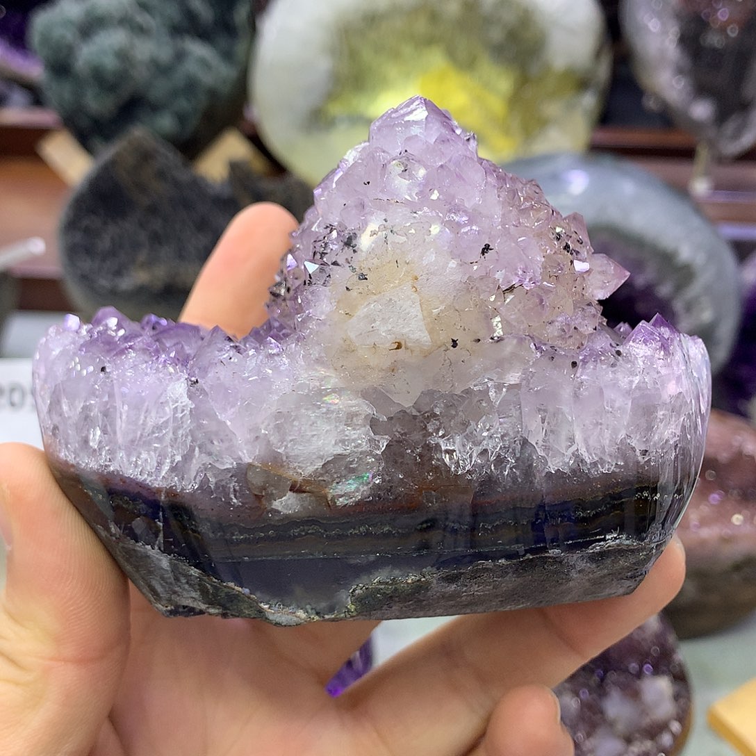 未镶嵌大型摆件（非配饰）紫晶