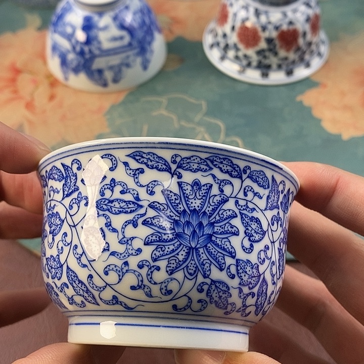 杯现代景德镇全手工全手绘茶具1688888