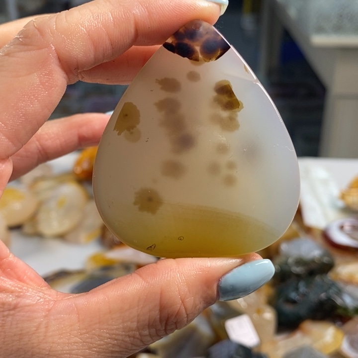 玛瑙/玉髓吊坠(不含链)未镶嵌