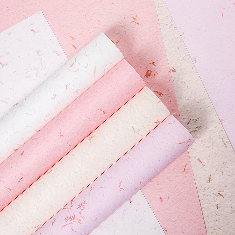 【A9】网红手撕花瓣纸风华纸花束包装纸质感鲜花包花纸东巴纸