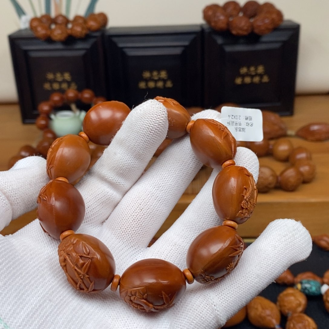 手串橄榄核顾志东老师节节高升