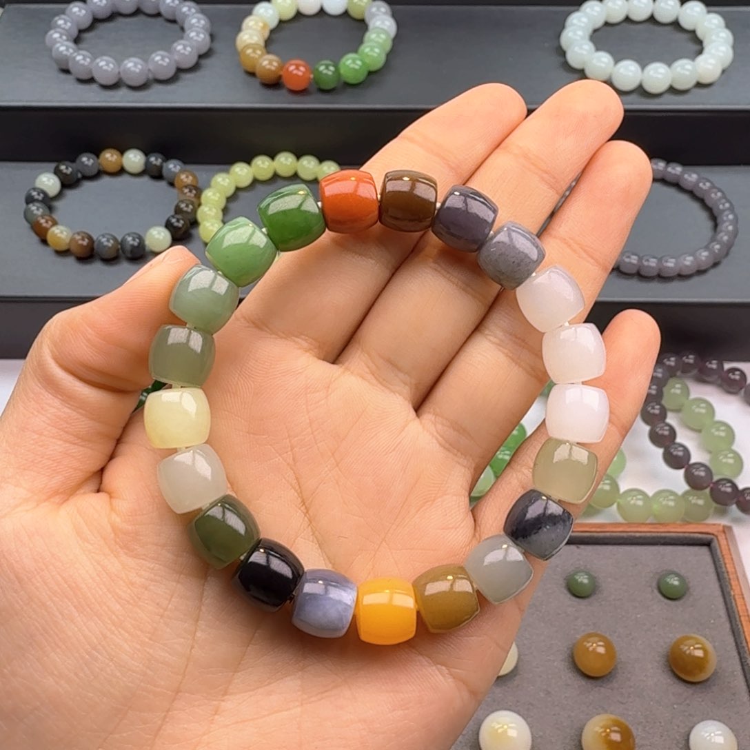 和田玉手串未镶嵌