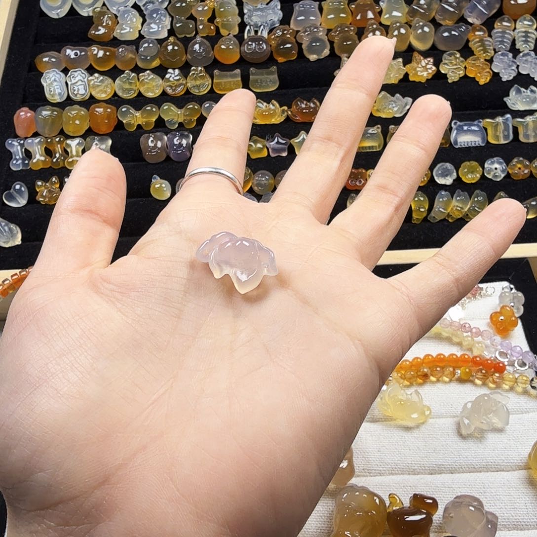 玛瑙/玉髓手镯合金文*