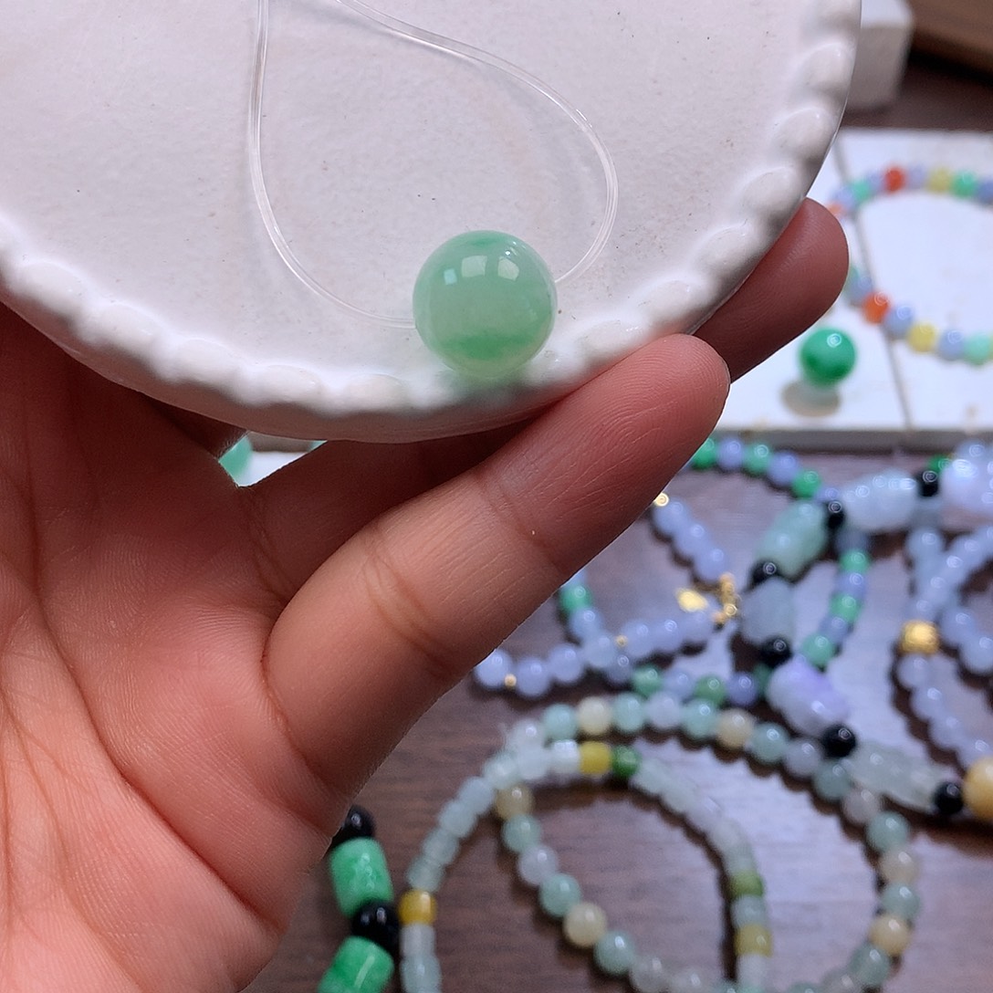 翡翠散珠翡翠单珠12