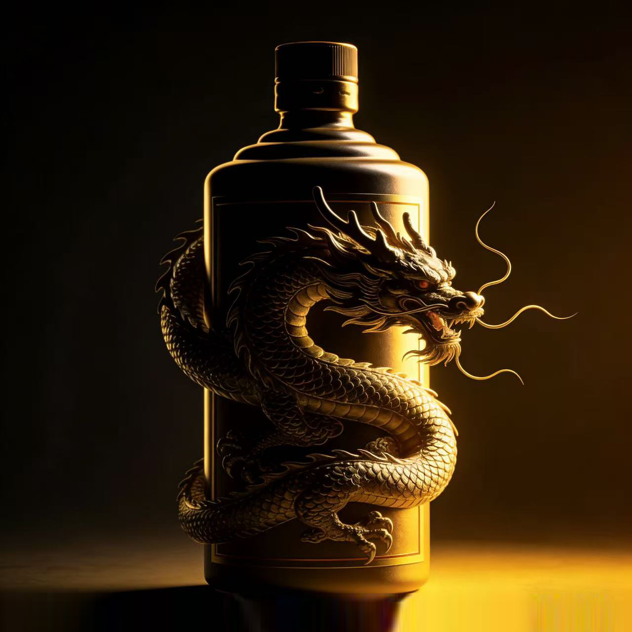 【汉将3.0】彩金陶瓷密封带盖酒器