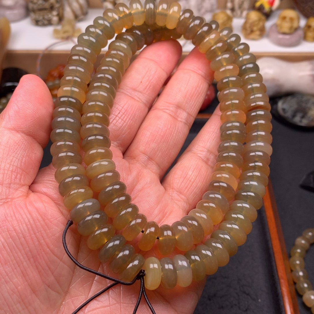 其他驼骨11羊角算盘珠108