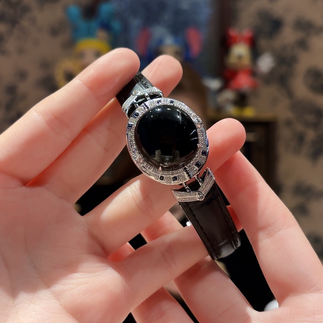 18K金镶嵌手链翡翠表带