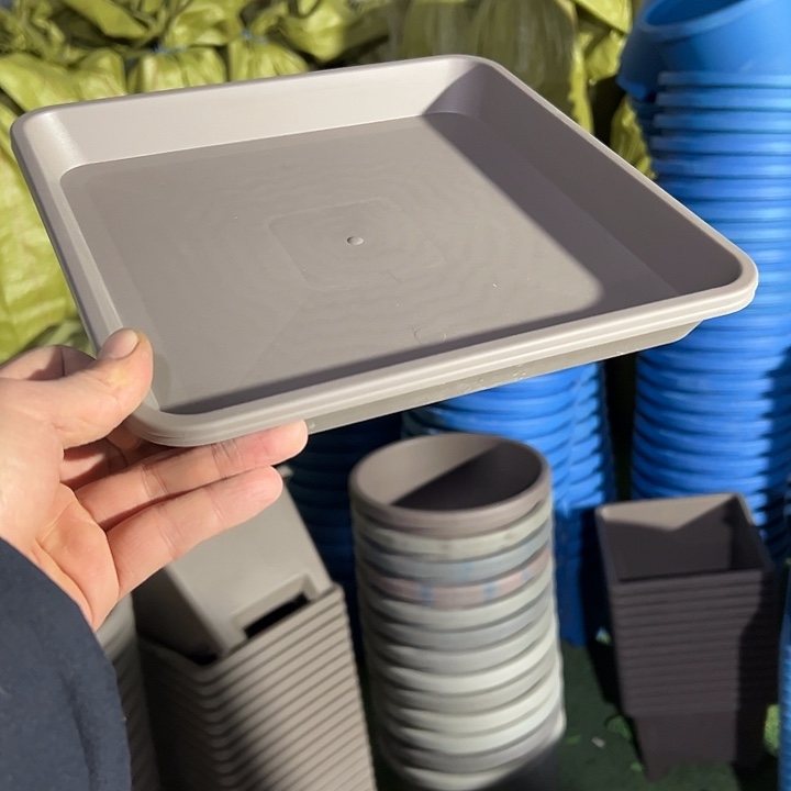 咖色方形托盘26方盆用6个