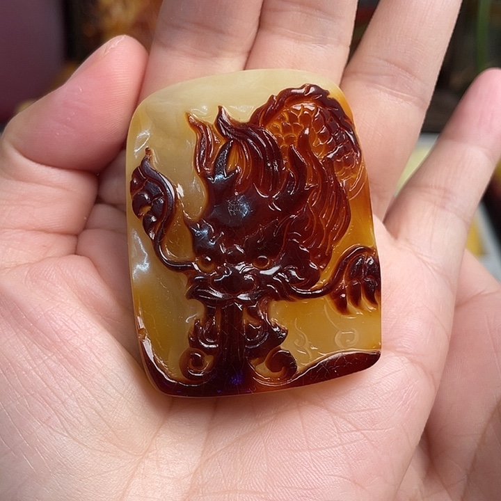 未镶嵌吊坠(不含链)琥珀