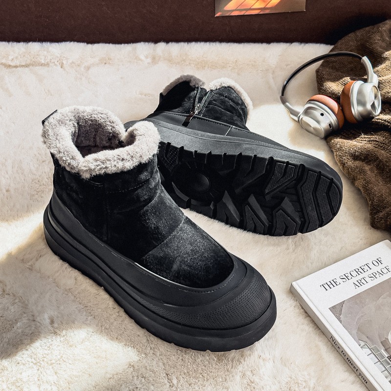 新款特大码50雪地棉48秋冬雪地靴47冬季加绒面包靴49防滑高帮棉靴