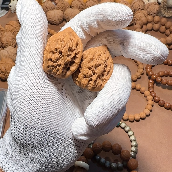 猴头核桃把件核桃