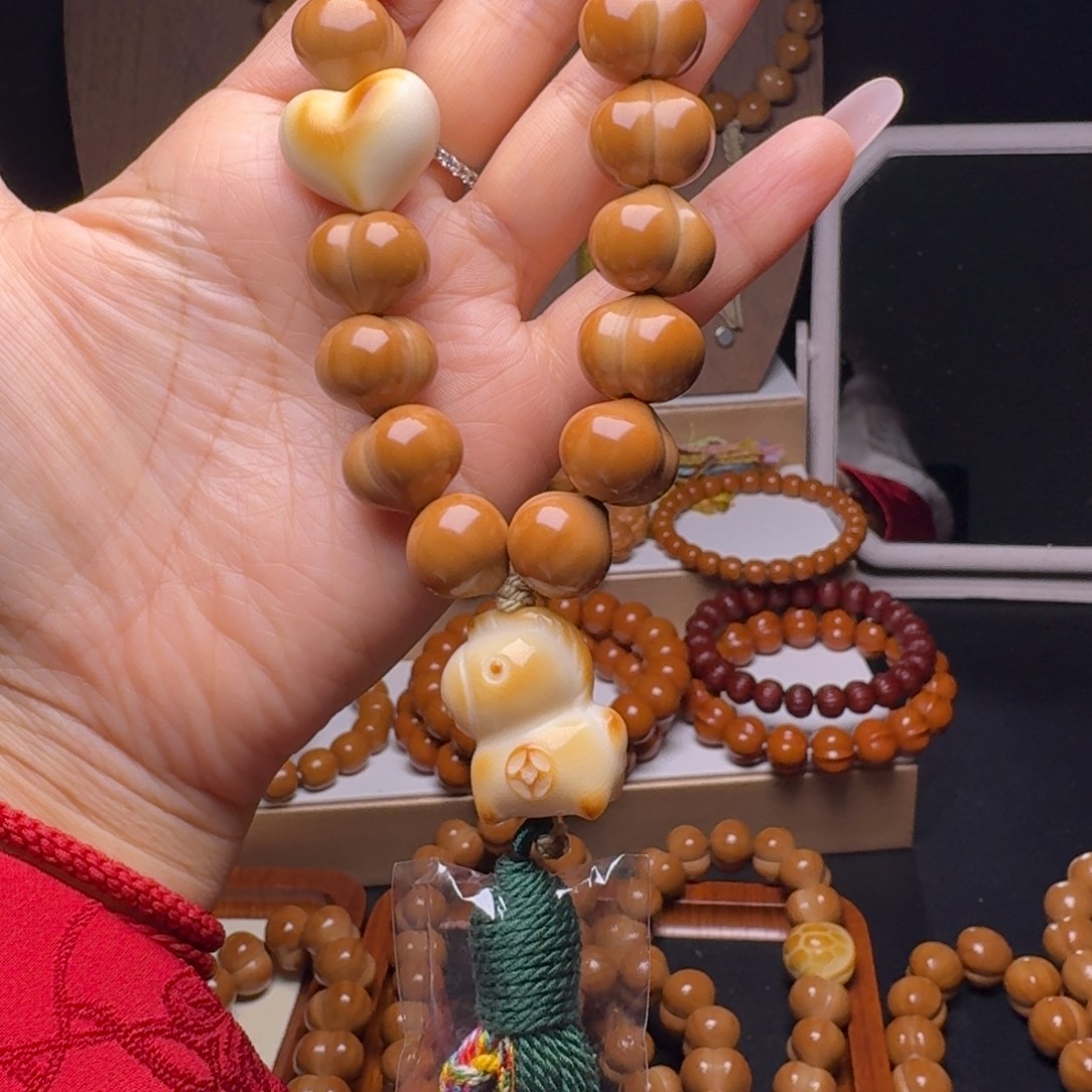 猴头核桃手串屁桃