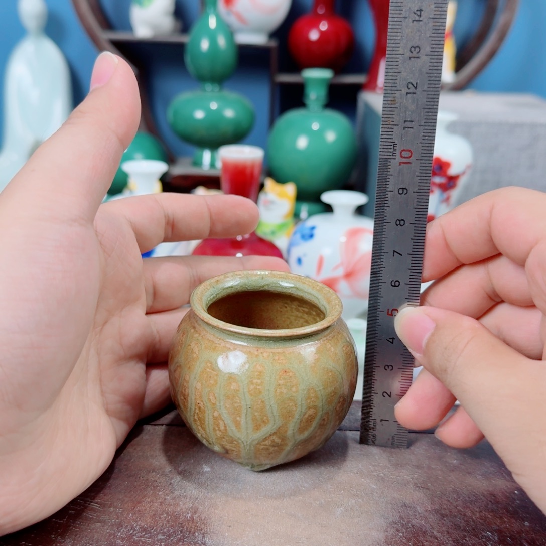 陶瓷手工小花器摆件