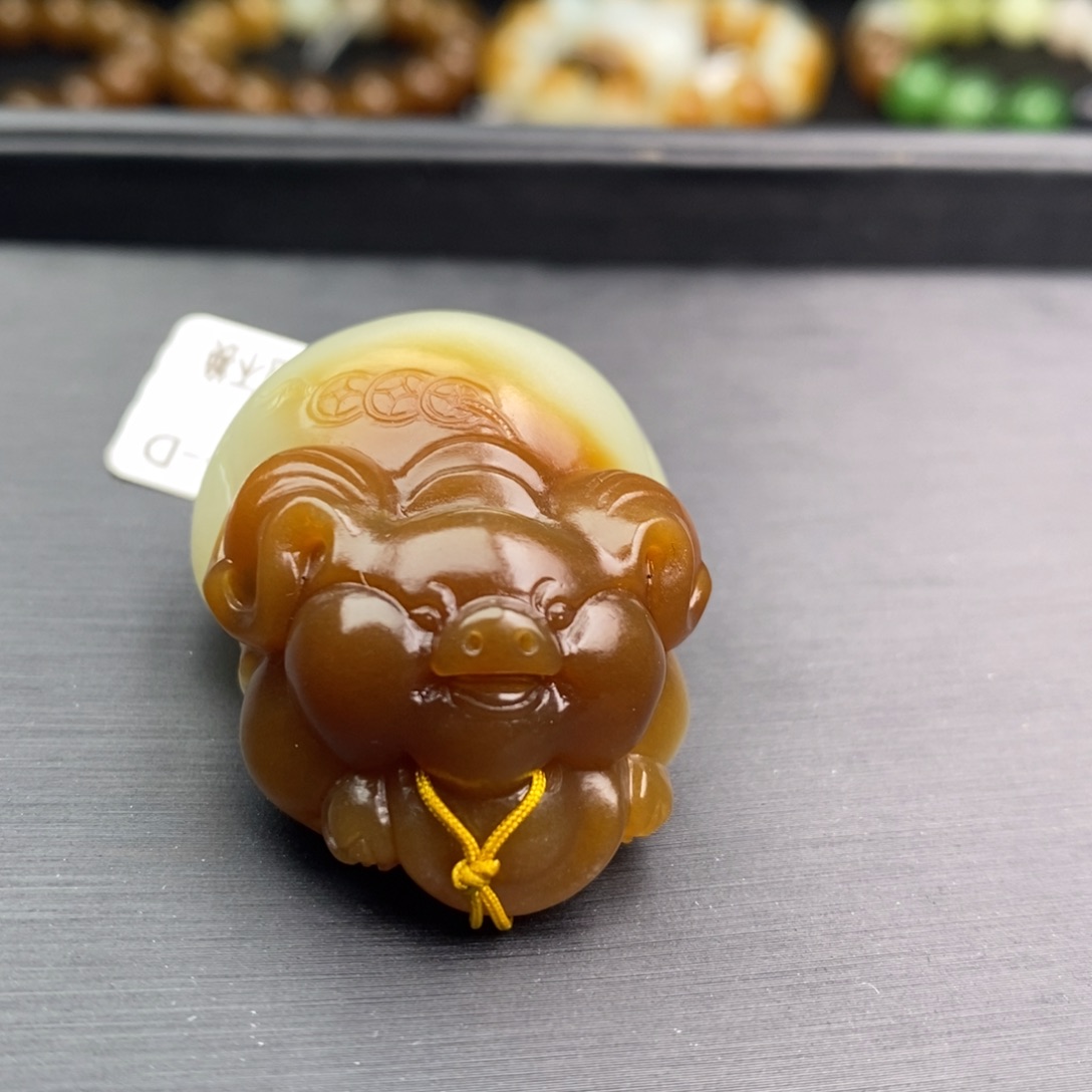 和田玉（糖玉）未镶嵌吊坠(不含链)