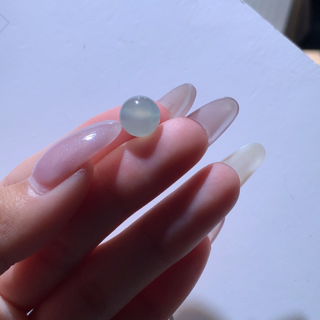 翡翠散珠福利冰胶蓝卡9.5