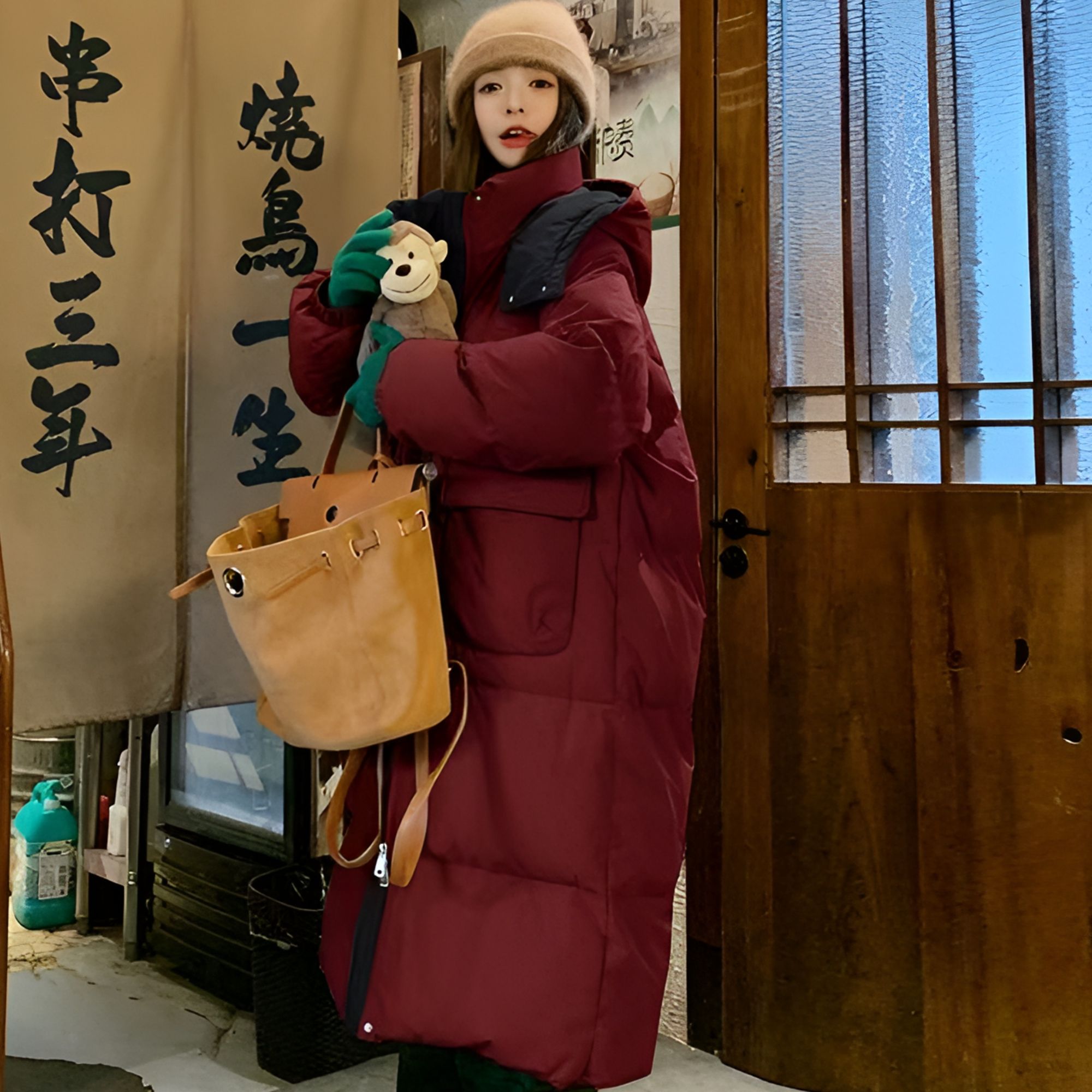 C1羽绒服冬季韩版大被子保暖加厚