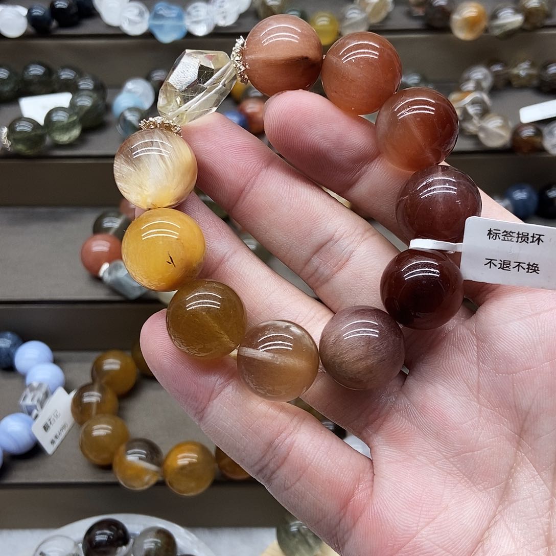 未镶嵌手链水晶过**恋手串
