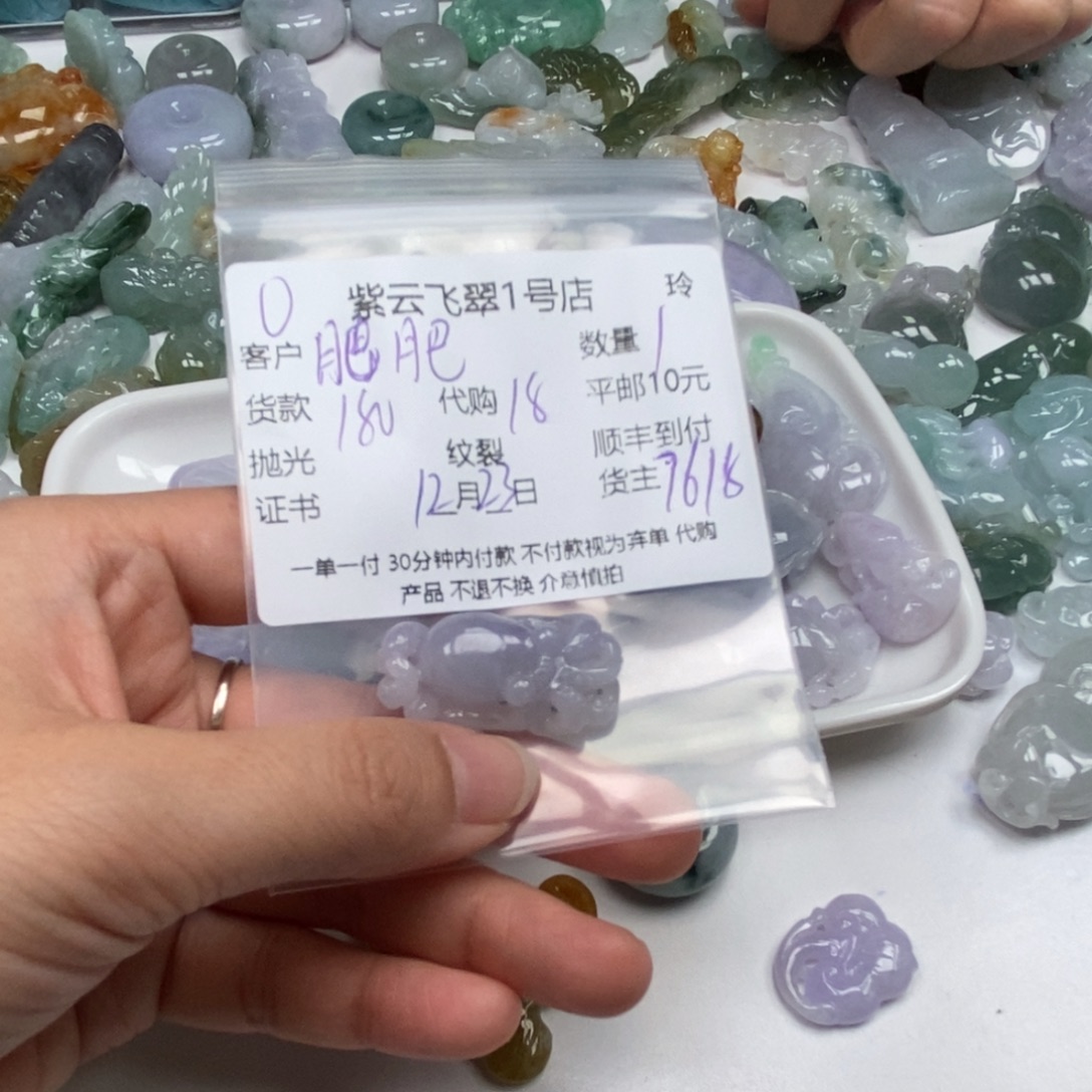 肥***蕊翡翠未镶嵌颈饰翡翠