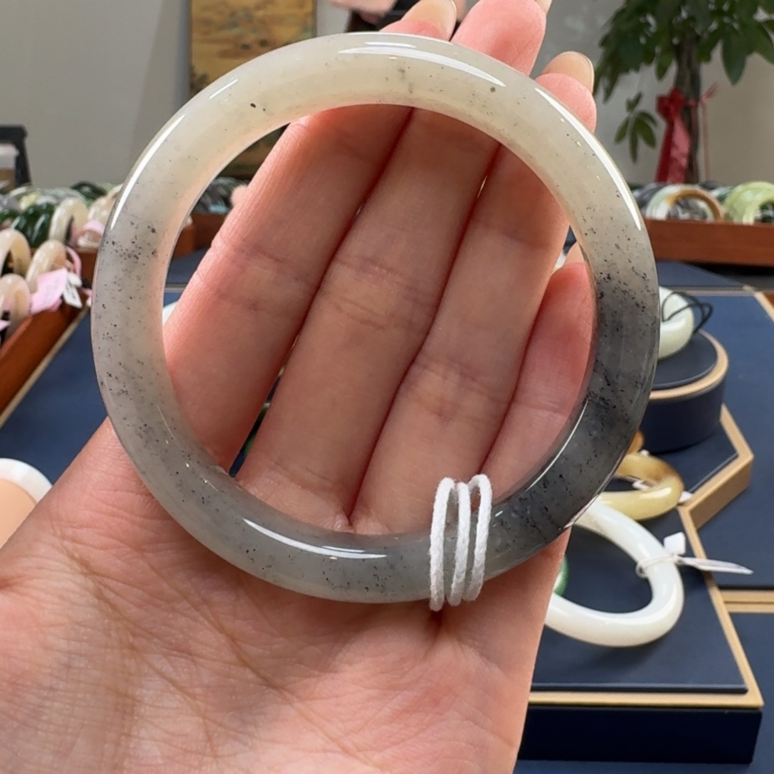 山***芋和田玉未镶嵌手镯C0150-57