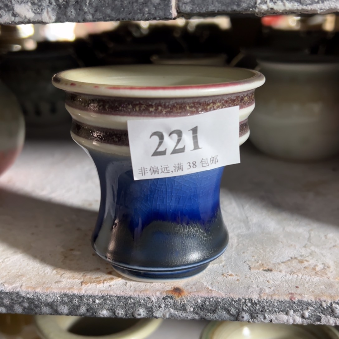 红陶景德镇手工花盆