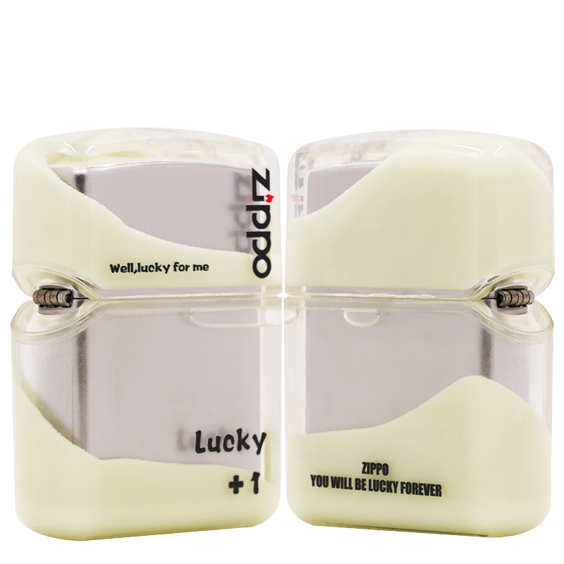 ZIPPO/之宝官方【夜光流沙-白色】正品煤油打火机KF-DF