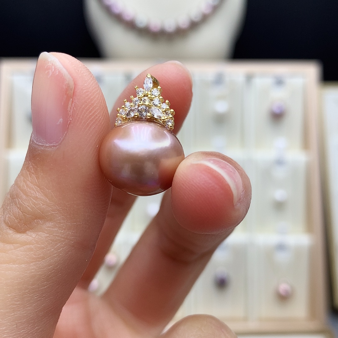 淡水珍珠合金颈饰