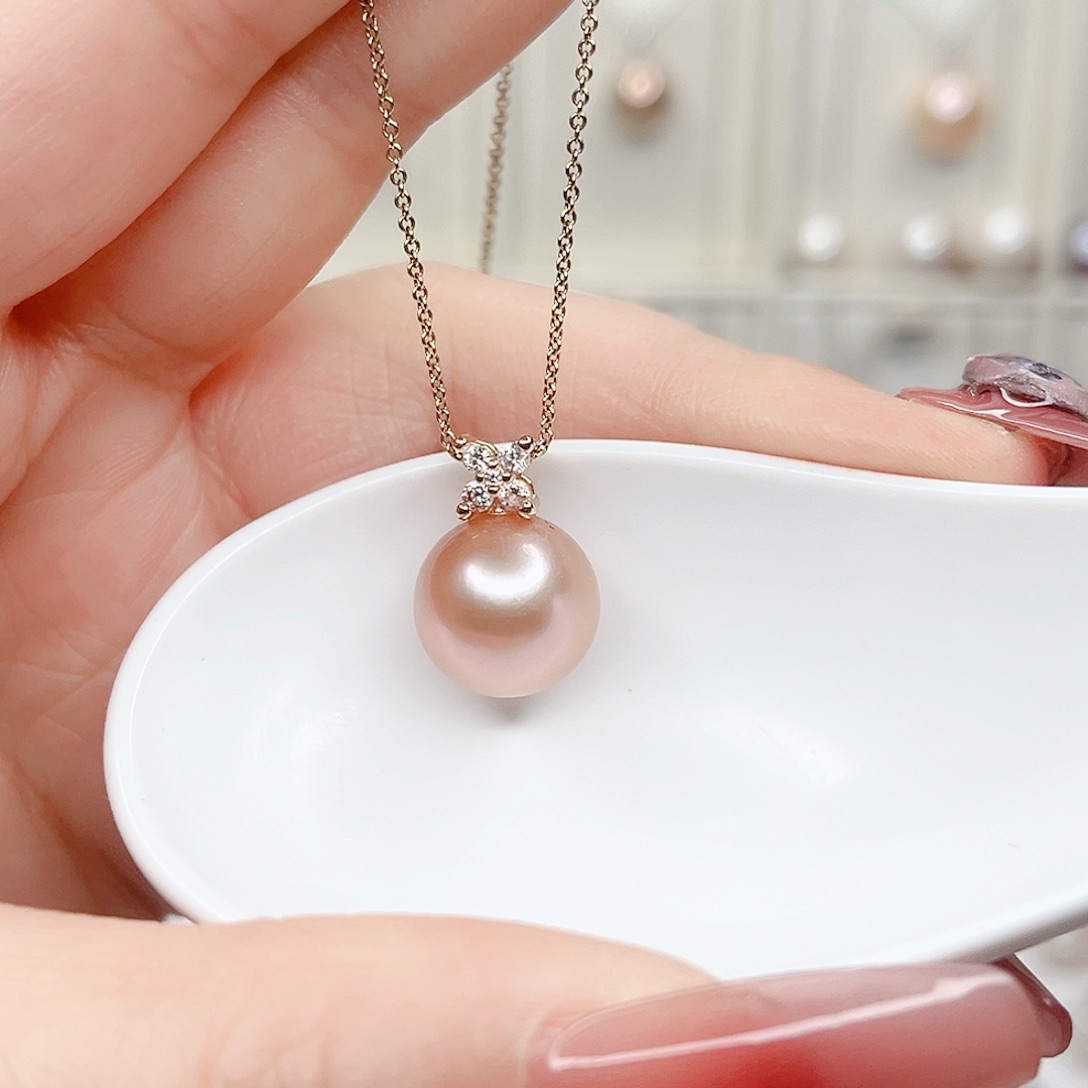 吊坠(赠链)淡水珍珠合金