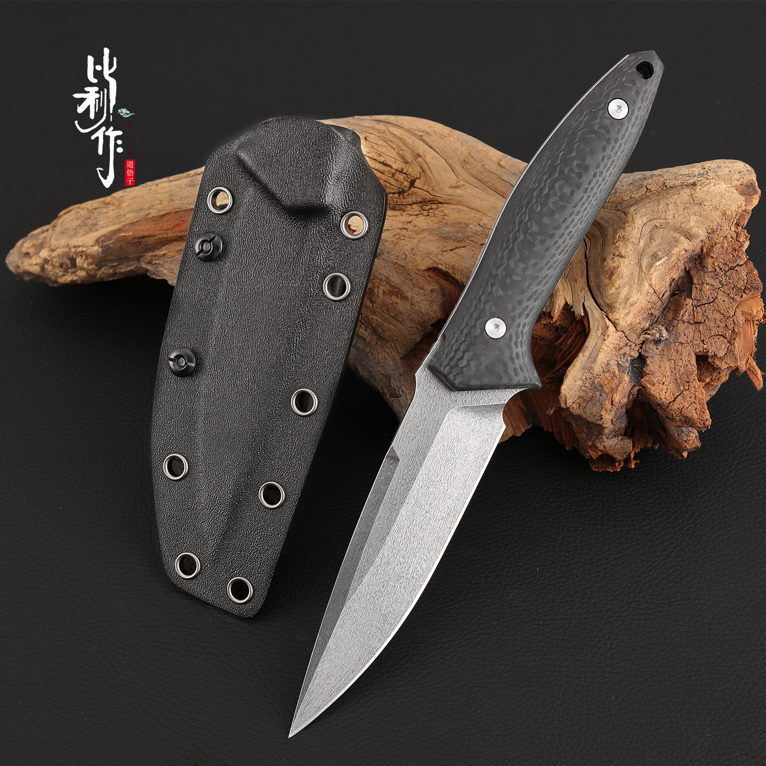 SLD–Magic全钢一体龙骨全手工制作户外露营把玩随身携带小刀