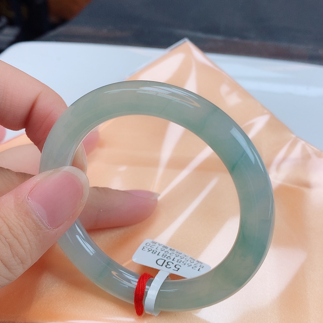 翡翠手镯未镶嵌天然缅甸翡翠A货手镯