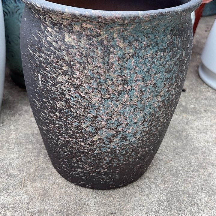 紫砂茶碗泼墨口径20高度25.5