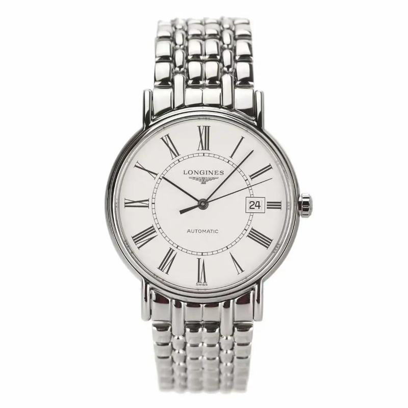 99新 Longines/浪琴 瑰丽321/白罗马/表盘25.5/机械