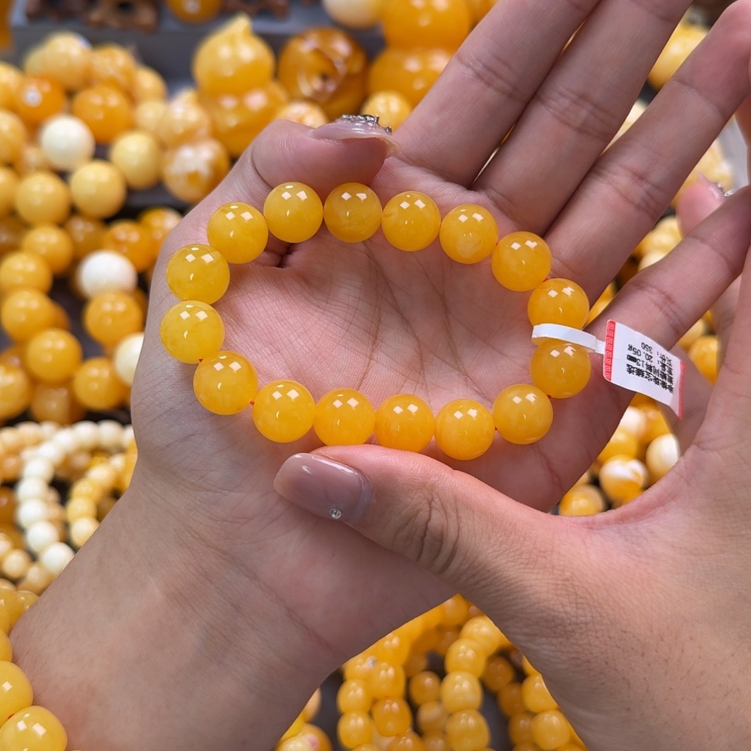 蜜蜡未镶嵌珠宝奇石同料13mm