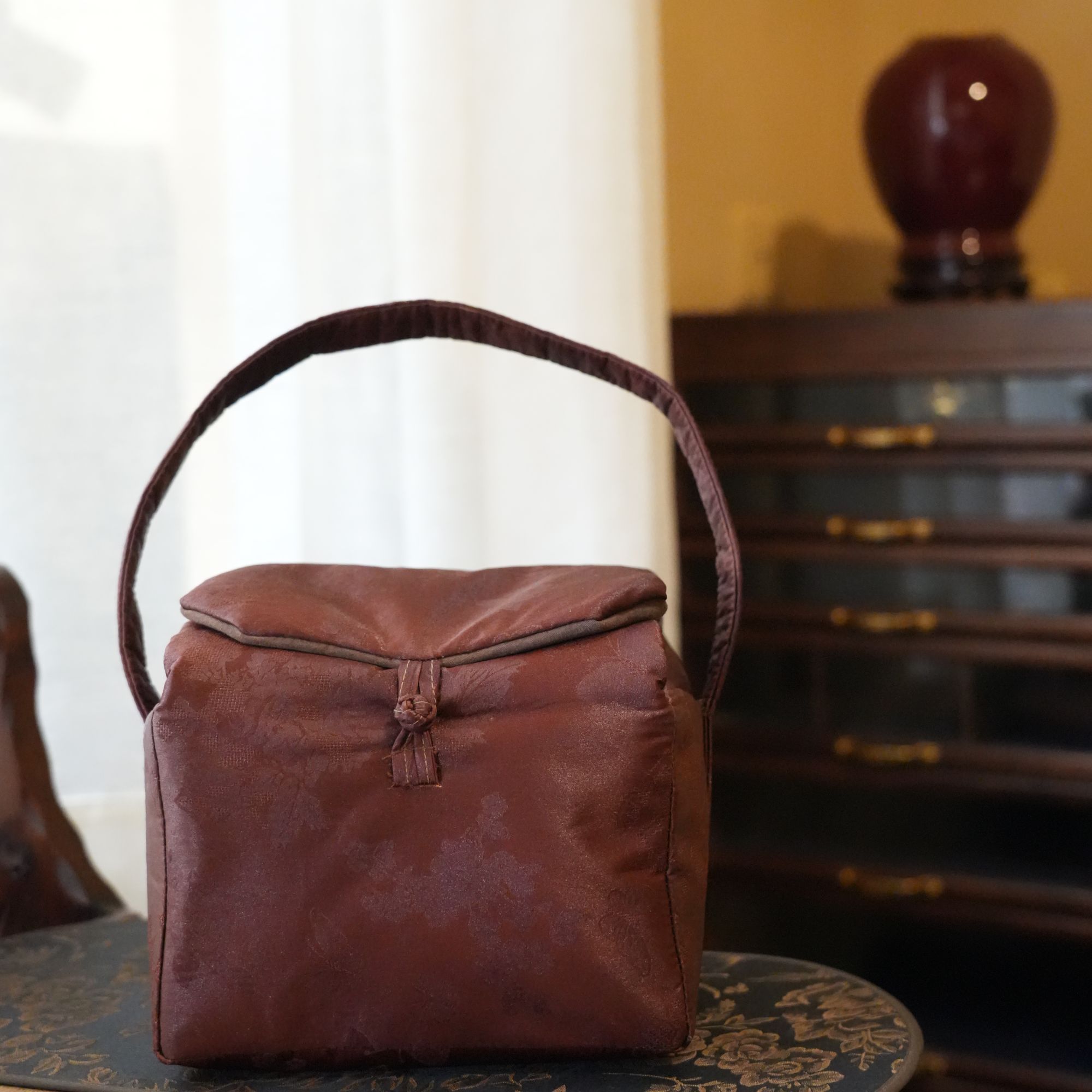 红云纱中号饭盒包