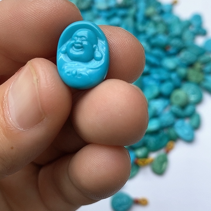 绿松石珠宝奇石未镶嵌