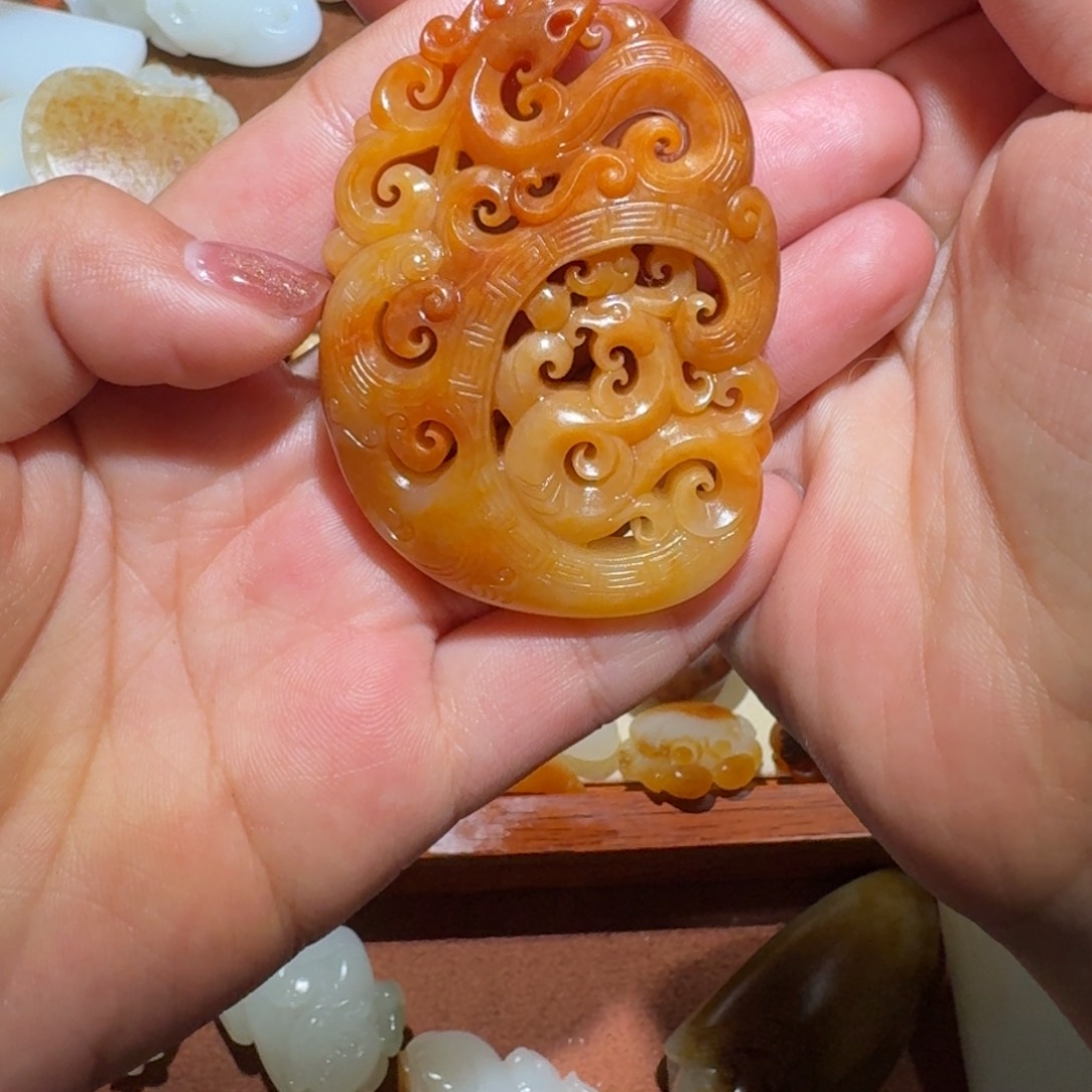 和田玉挂件未镶嵌用****4