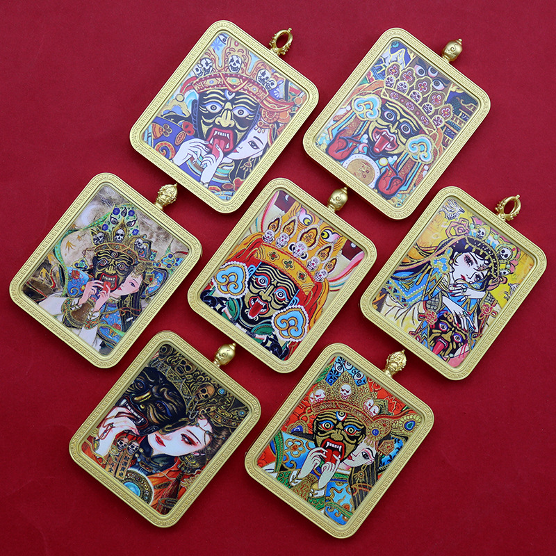 扎基老师 前世今生 手绘描金唐卡