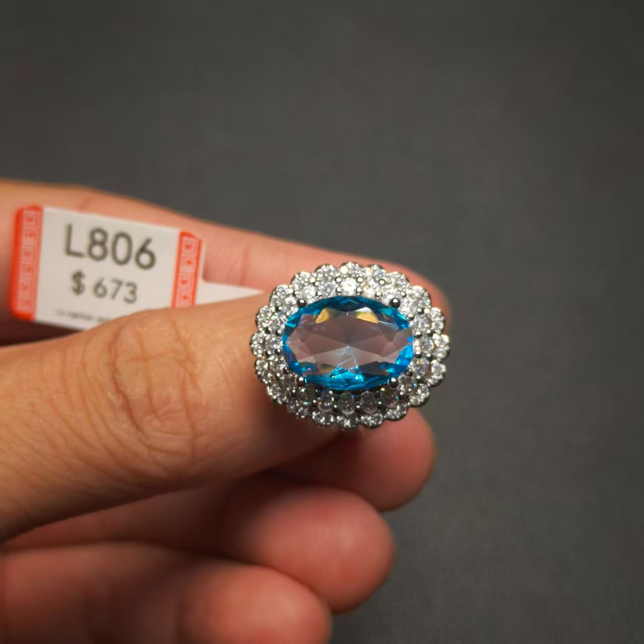 意大利-典藏轻奢DIY-合金腰佩戒指耳饰戒指吊坠L806